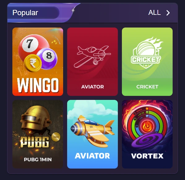 Jai Club Popular Games - Wingo and Color Prediction