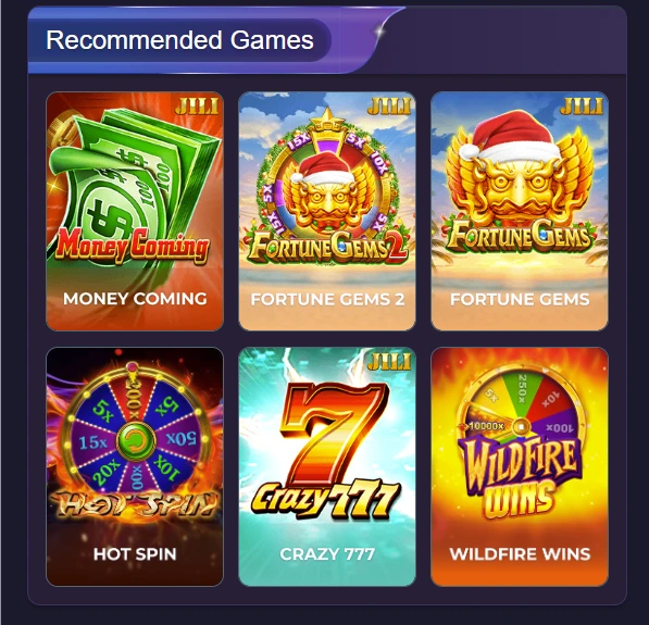 Jai Club Recommended Games - High RTS Slots